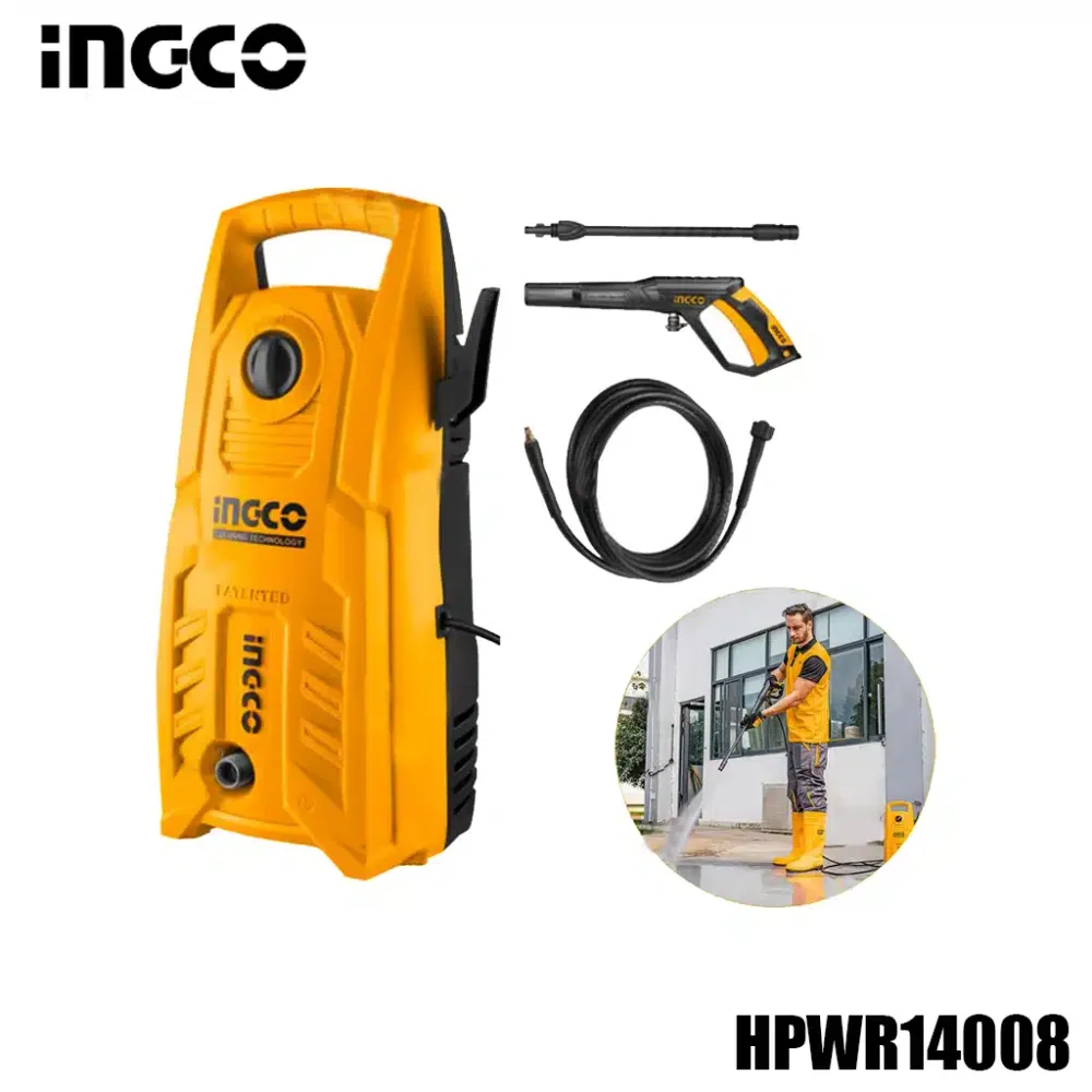 Nettoyeur haute pression 1400W Max 130bar INGCO HPWR14008