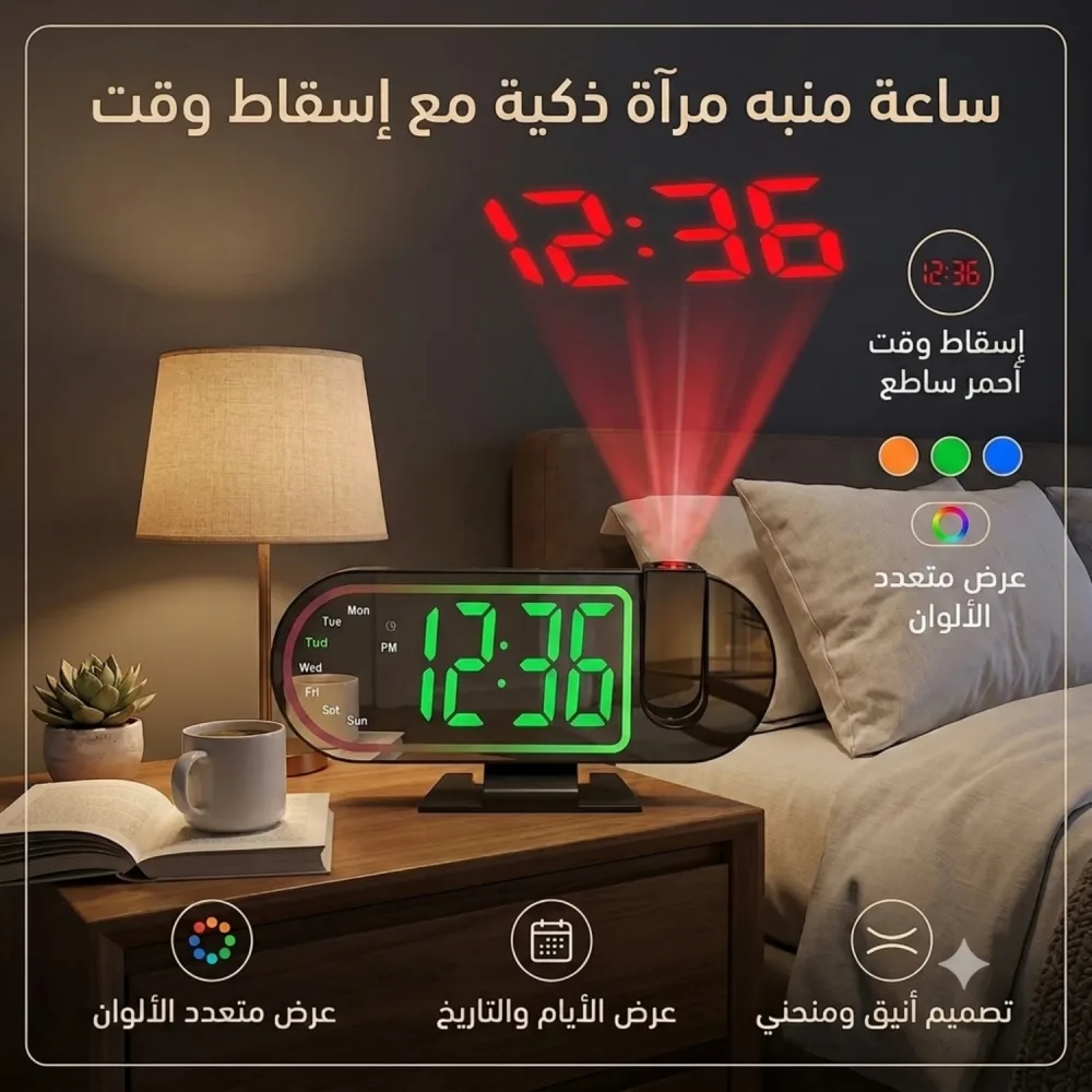 ساعة LED