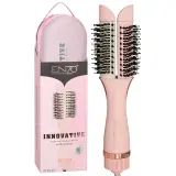 Brosse Saufflante ENZO EN-501  Innovative Air Dryer Brush - Dual Design Blow Dry, Straighten & Volumize with 800 Million Negative lons
