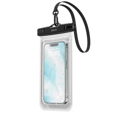 Pochette Étanche Téléphone YESIDO WB49 – Transparente, Écran Tactile, Jusqu'à 6,8"