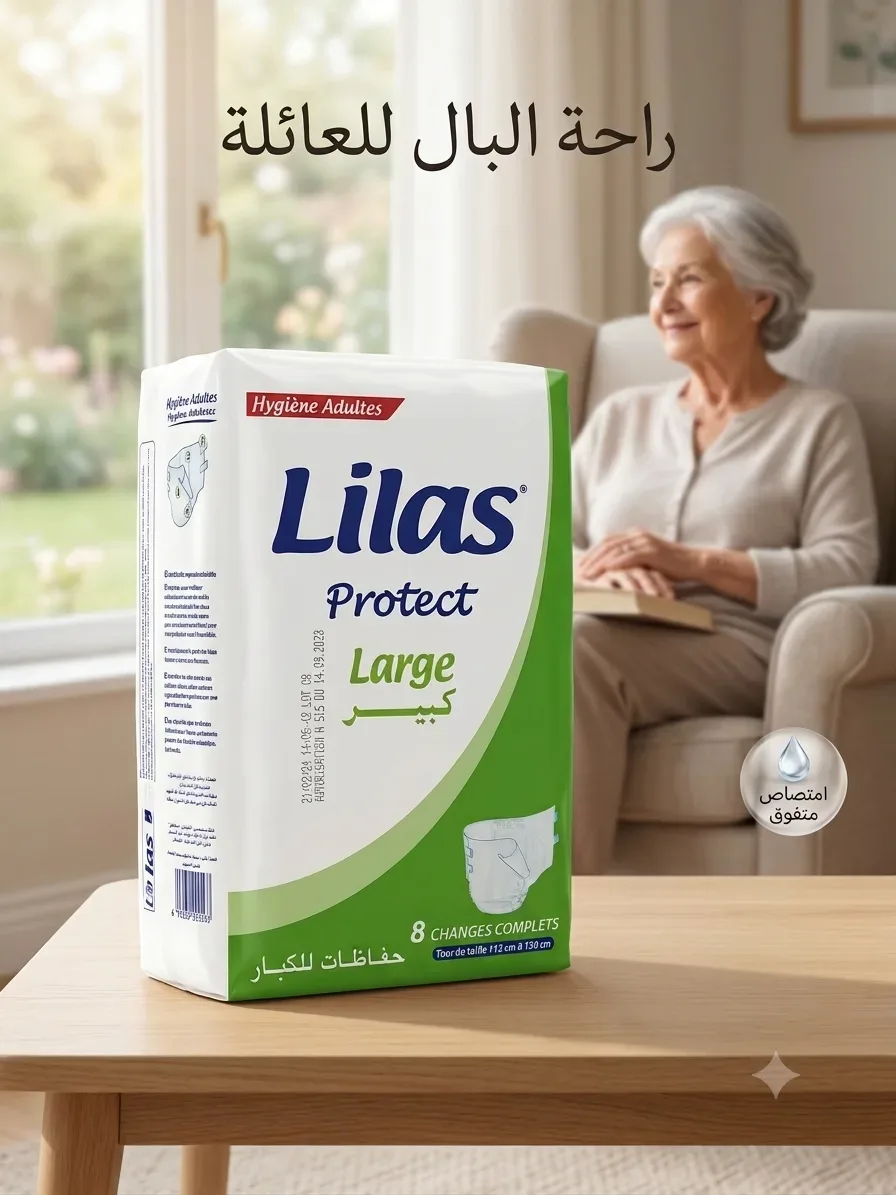 حفاضات للبالغين (115-130) Lilas