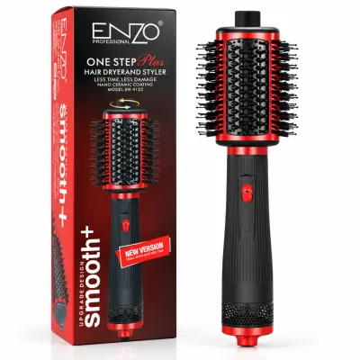 Brosse Saufflante ENZO EN-4123 ONE-STEP PLUS Hair Dryer and Styler New Version 1500W