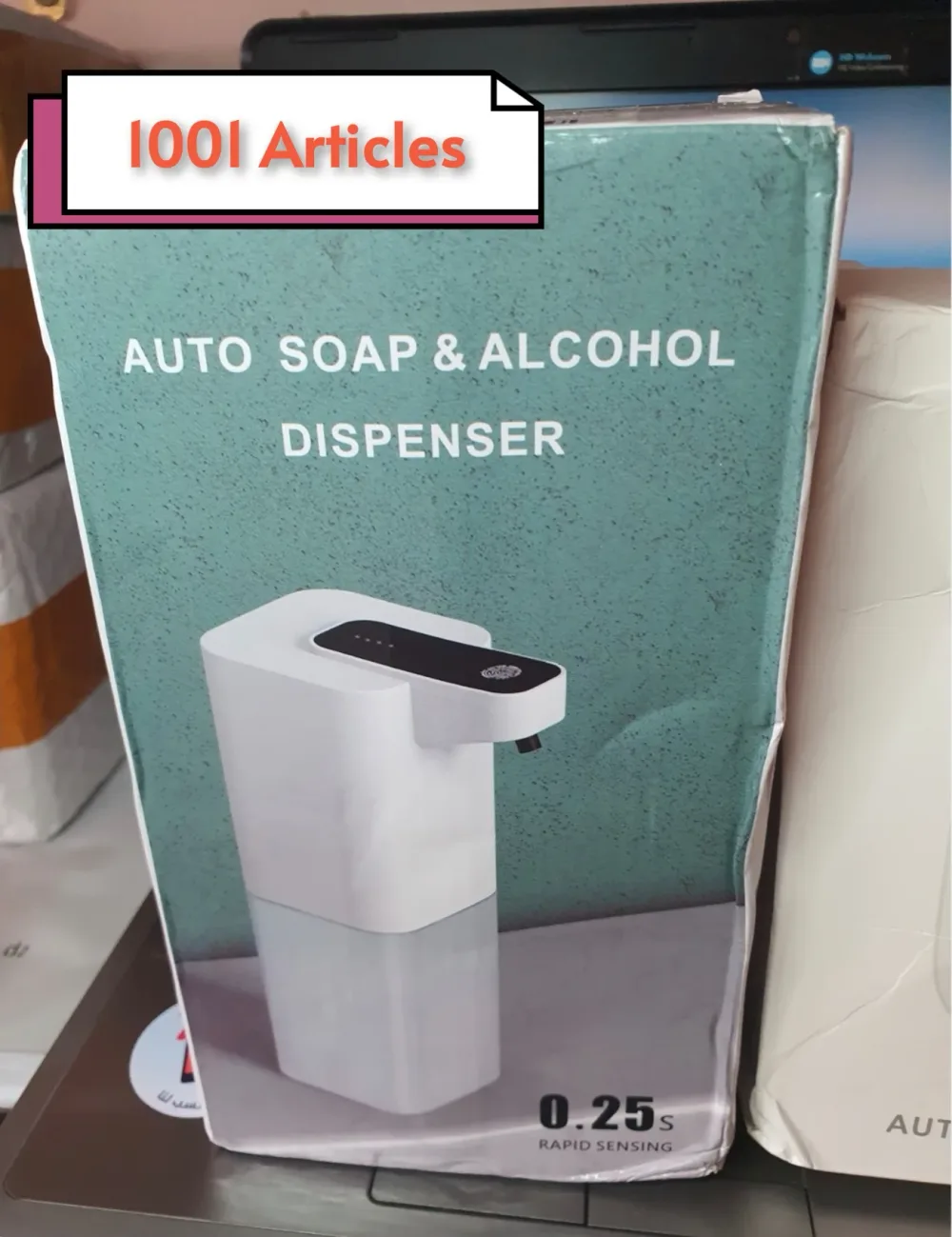 Distributeur sans contact de mousse de savon - rechargeable USB Type C