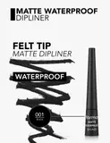 Matte Waterproof Dipliner Black