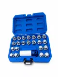 Kit de 23 outils pour le démontage des écrous antivol de roue VAG