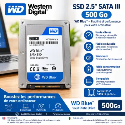 Dis dur WD Blue 500 Go