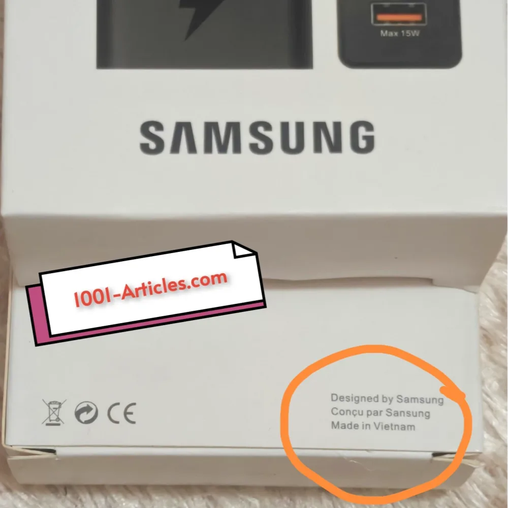 Chargeur Original Samsung, Super Rapide PD 65W - 03 Ports, Cable Type C