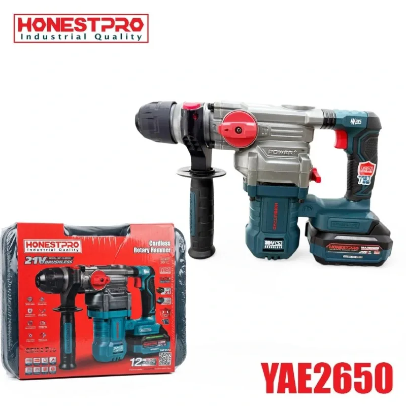 Marteau piqueur perforateur à batterie 21v brushless 4.5j YAE2650