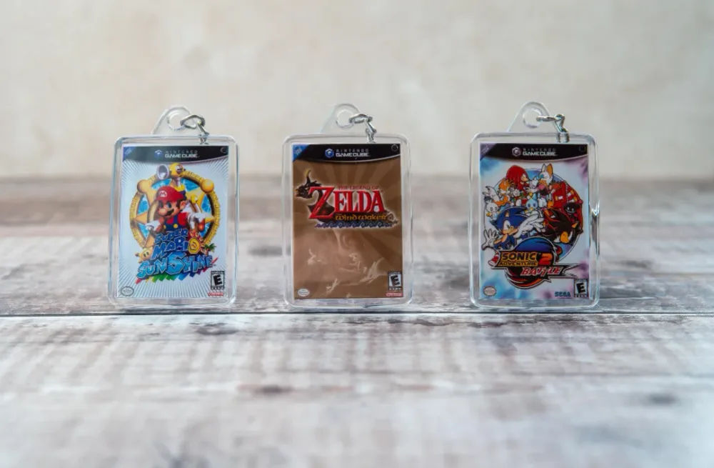 Porte clés cover jeux video