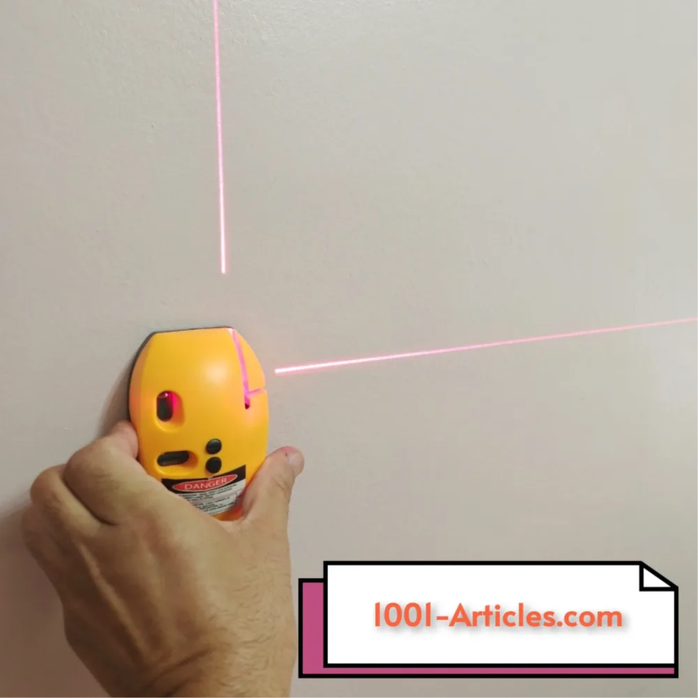 Niveau Laser à Angle Droit, Haute précision, 02 lignes infrarouge
