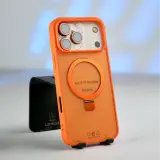 غطاء حماية iPhone مغناطيسي 3 في 1 – حماية + حبل حمل + حامل بطاقات