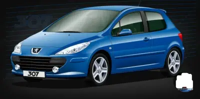كوفراج كابو Peugeot 307