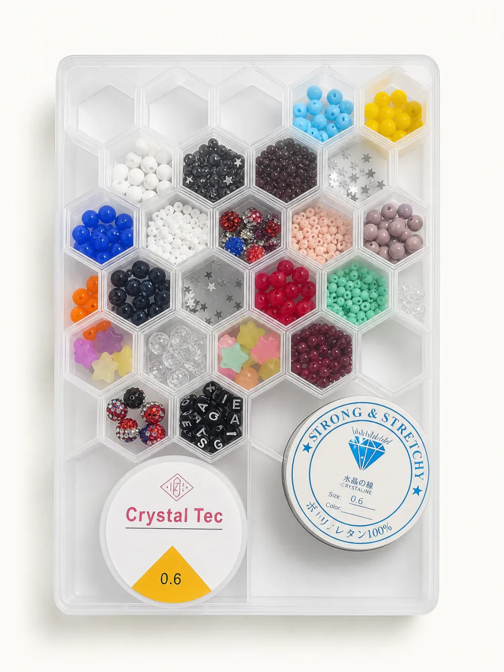 Coffret Assorti avec Fil Élastique