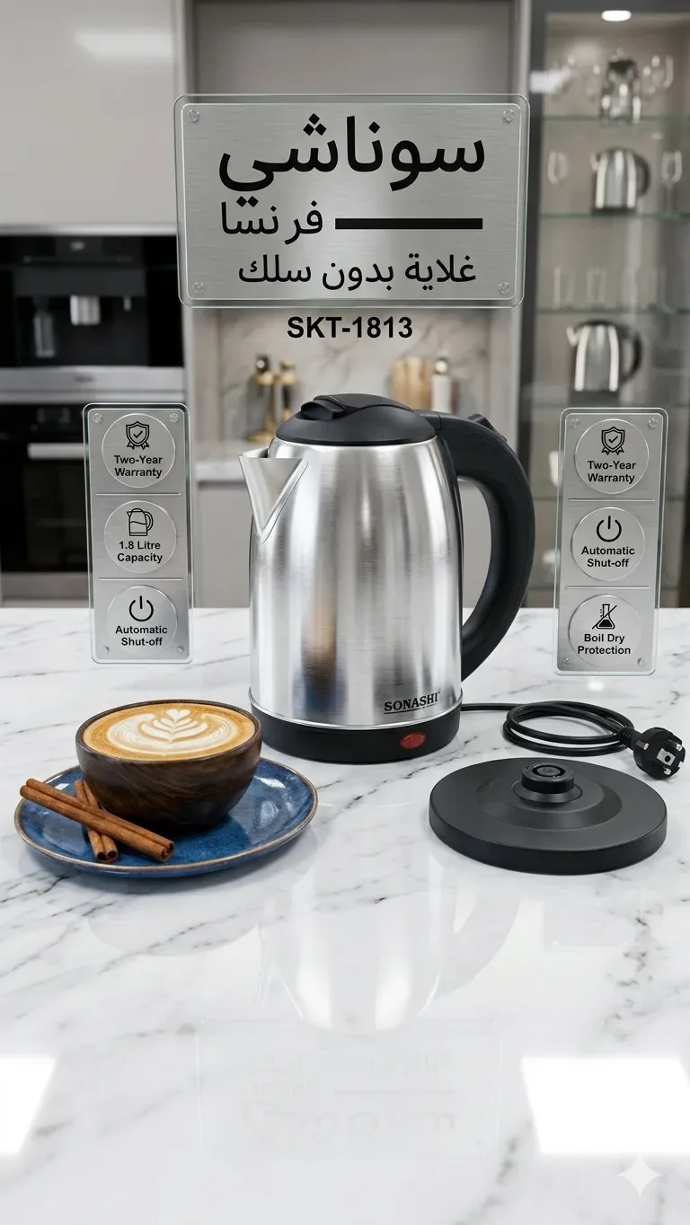 غلاية سوناشي (Sonashi) موديل SKT-1813