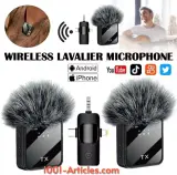 Microphone Lavalier Sans Fil, Micro-cravate, réduction de bruit.