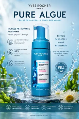 Yves Rocher Mousse Apaisante & nettoyante