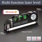 Niveau Laser Polyvalent et Multifonctions, lignes simples ou croisés, ruban métrique de 2.5m