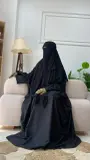 خمار مربع + نقاب