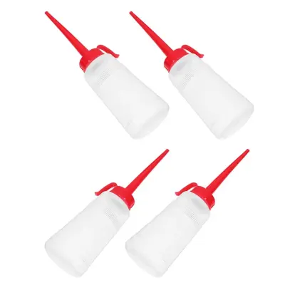 Burette D’huile Plastique Rouge