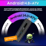Smart StickTv, TV98 ATV, 5G, Android 14, 8K - Mini Clé TV, Google Tv, UltraHD.
