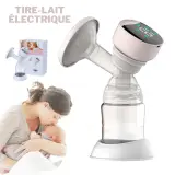 Tire-lait Électrique Intégré Mains Libres pour Allaitement, 4 Modes et 12 Réglables, Faible Bruit MY-374
