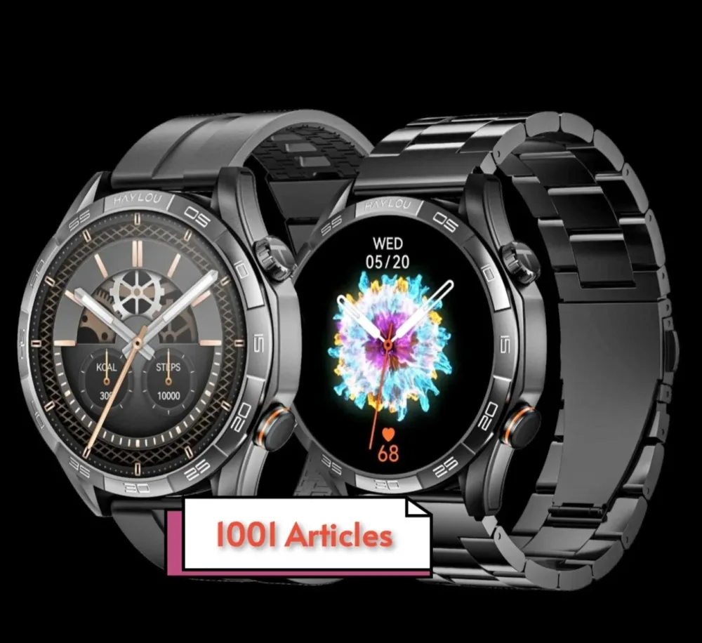 HAYLOU SOLAR 5 - Smart Watch pour Homme - 1.58", Amoled 60Hz, IP68