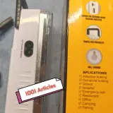 Lampe de secours LED, portable, murale, rechargeable
