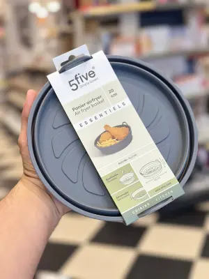 🍗 PANIER AIRFRYER EN SILICONE 5FIVE – 20 CM