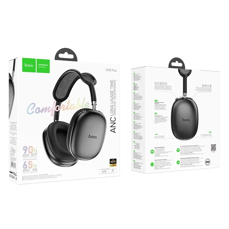 Casque Bluetooth W55 PLUS ANC 90H HOCO