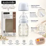 Suavinex S.X Pro™ – Biberon en verre 120 ml