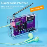 KIT électronique RADIO FM, à monter soi-même - 87-108 MHz, réglable, affichage numérique.