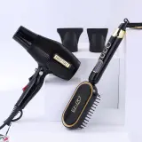 Kit de coiffage ENZO Professional EN-6304 2-en-1 2000W – Sèche-cheveux & Brosse Lissante Ionique
