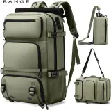 Sac à dos BANGE  antivol 3 en 1 avec sac à bandoulière amovible et compartiment à chaussures
