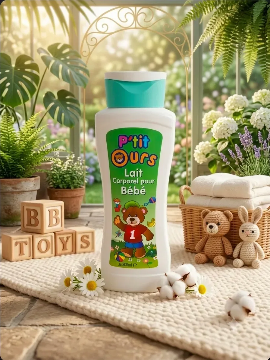 p'tit ours—lait corporel pour bebe