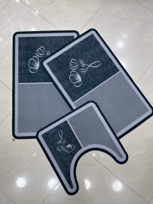 Tapis de bain 3 pieces absorbant