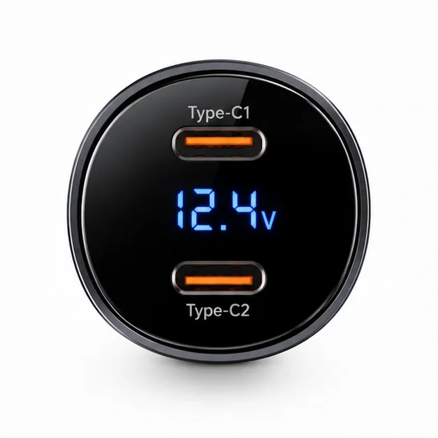 Baseus Particular 65W Digital Display QC+PPS Dual Quick Fast Car Charger