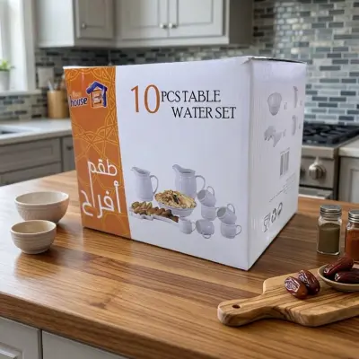 Service à eau de table 10 pièces " طقم أفراح " par Best House