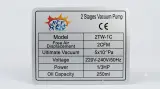 Pomp a vid 2 CFM -1/3 hp