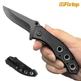 Couteau Pliant 7.5cm Lame En Acier Inoxydable