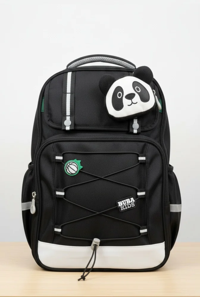 Sac a Dos Scolaire PANDA Multipoches