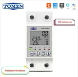 Protecteur de tension et d'ampérage TOMZN 63A Tuya Smart