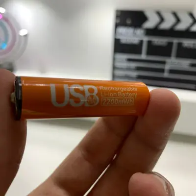 Pack de 4 Piles Rechargeables USB Type-C – AA 1.5V 2200 mAh – علبة من 4 بطاريات قابلة للشحن