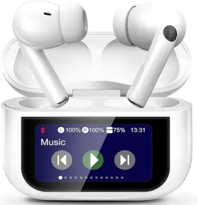 Écouteurs Bluetooth A9 Pro TWS – Écran LCD, Commandes Tactiles & Micro