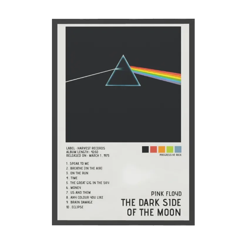 Cadre Pink floyd the dark side of the moon