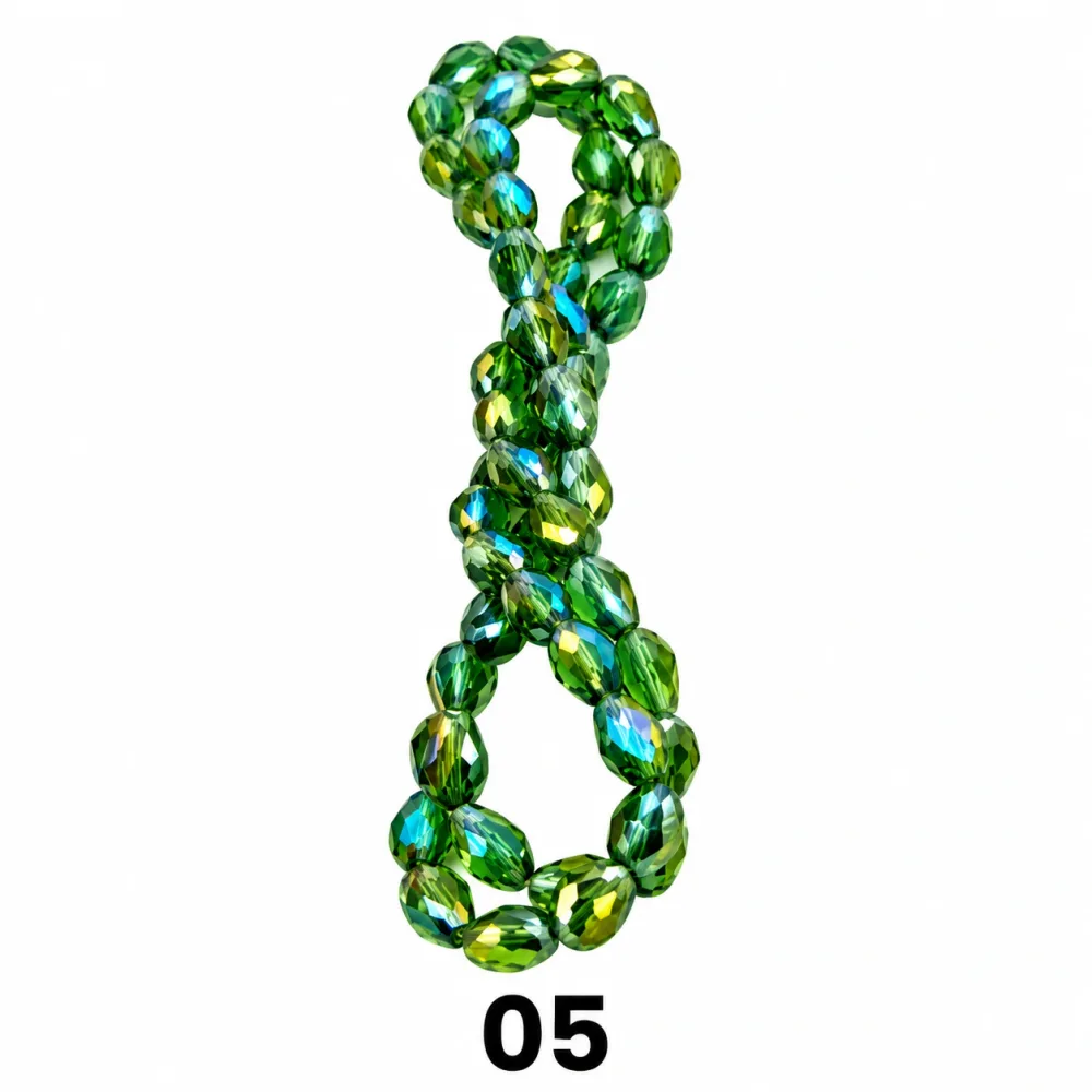 Cristal Goute 8*11 Qty:10 fil