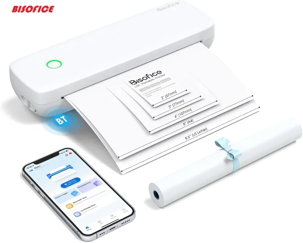 (imprimante portable et (marche  sans encre