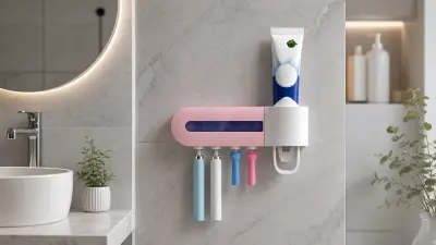 STÉRILISEUR DE BROSSE À DENTS AVEC DISTRIBUTEUR