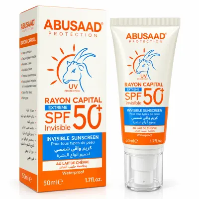 ABUSAAD SPF 50+ Invisible 50ML – Rayon Capital Extreme Waterproof