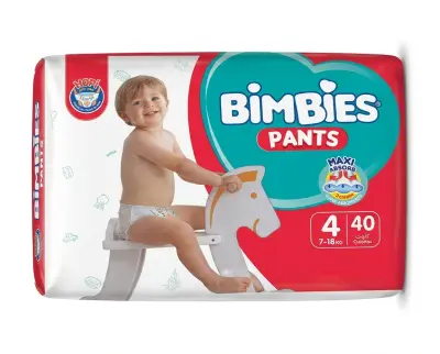 Bimbies حفاظة كلوت 4-40