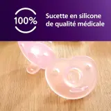 Sucettes Soothie pour nouveau-nés Tétine orthodontique lot de 2